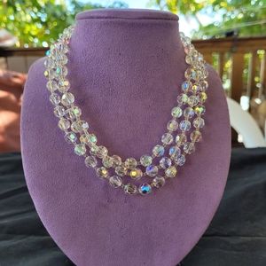 Antique Crystal Necklace